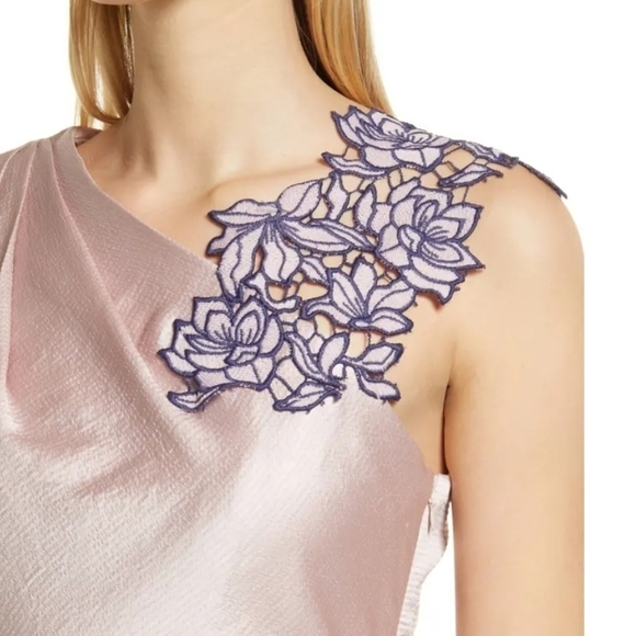 JS Collections Ashlyn Embroidered Cocktail Dress - Picture 3 of 17